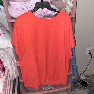 Orange/salmon shirt